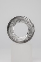 OPTION-O | LAGOM 01 | Mizen 102 mm. Blind Burrs | silber | Espressomühle