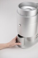 OPTION-O | LAGOM 01 | Mizen 102 mm. Blind Burrs | silber | Espressomühle