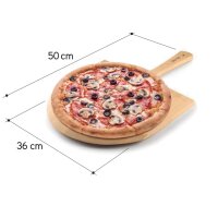 Pizzabrett | Pizzaschaufel aus Buchenholz | 35 cm Durchmesser