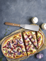 Pizzaheber Classic Wood gewinkelt, 12 cm .