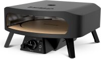 COZZE | 17" | Premium Rotate mit Hitzeschild | Gas - Pizzaofen | Black Edition