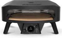 COZZE | 17" | Premium Rotate mit Hitzeschild | Gas - Pizzaofen | Black Edition