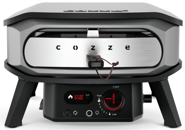 COZZE | 13" | Premium Rotate mit Hitzeschild | Gas - Pizzaofen