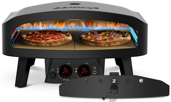 COZZE | 24" | Premium Rotate | Gas- Pizzaofen | Black Edition