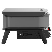 COZZE | Pizzaofen  PREMIUM  13" |  mit drehbarem Pizzastein & Digital-Thermometer  | inkl. Hitzeschild | ELEKTRO